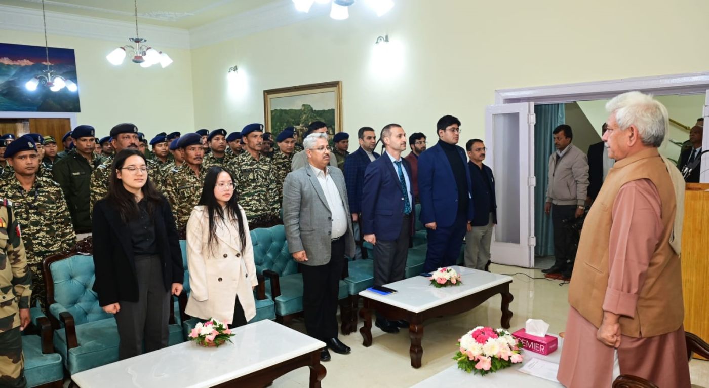 J&K Raj Bhawan celebrates Arunachal Pradesh and Mizoram Statehood Day