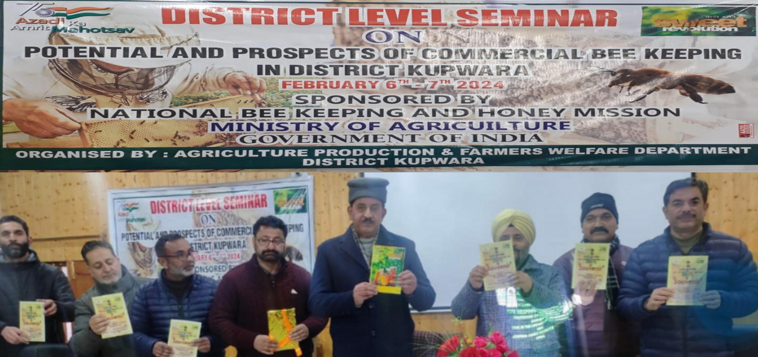 Seminar on ‘Potential & Prospects of Commercial Beekeeping’ commences at Kupwara