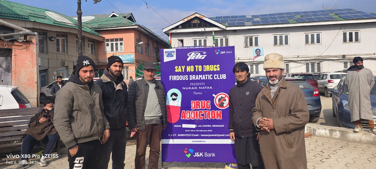 Firdous Dramatic Club in collaboration with JKB organises Nukkad Nataks