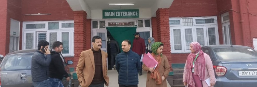Chief Medical Officer Budgam conducts inspection of District Hospital