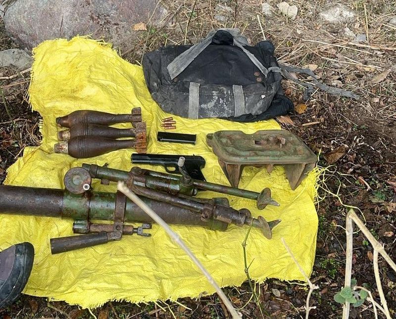 Hideout busted in Poonch; arms recovered