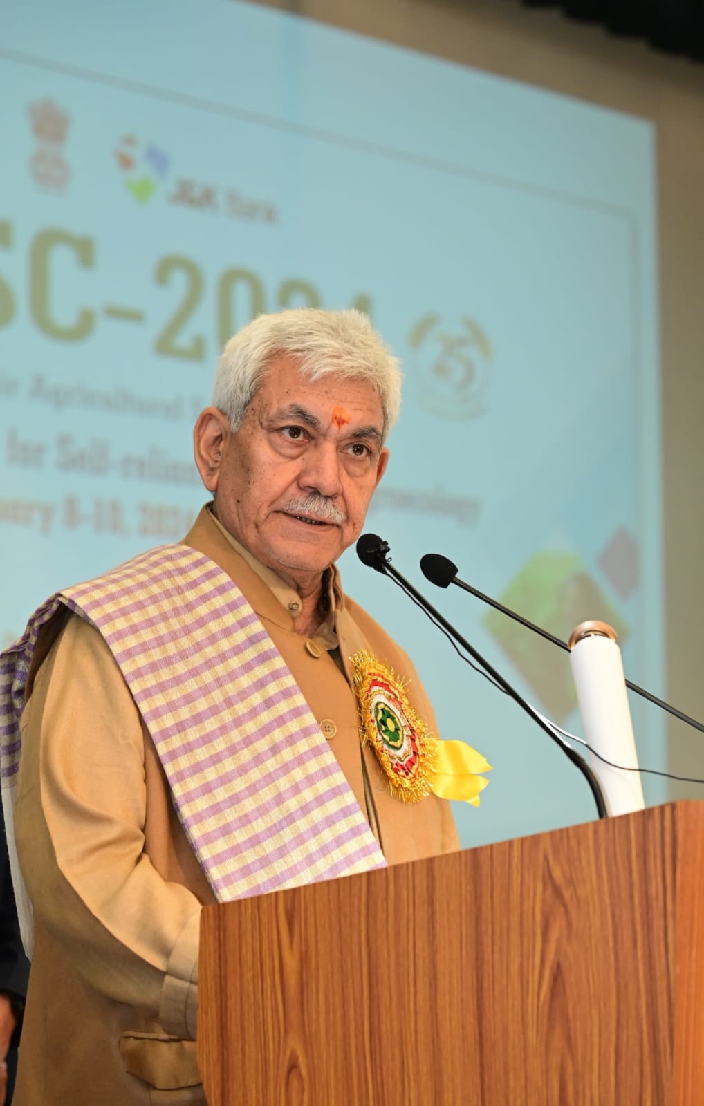 J&K’s diverse agro-climatic zones provide ample scope for farm-level diversifications: LG Sinha