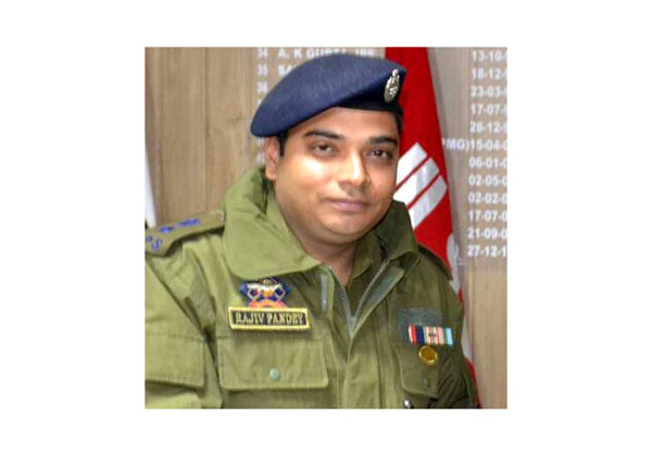 Rajiv Pande posted as DIG Central Kashmir