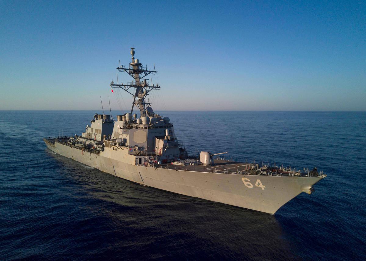 US destroyer shoots down missile and drones launched by Yemen’s Houthi rebels