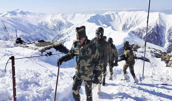  BSF Special DG reviews operational preparedness along LoC in Kupwara