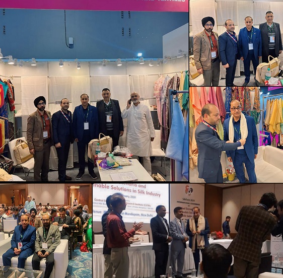 Delegation from J&K SDD participates in International Conference at Bharat Tex Expo-2024, New Delhi