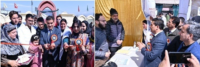 Dir Employment inaugurates Mega Job Fair at Kashmir Haat