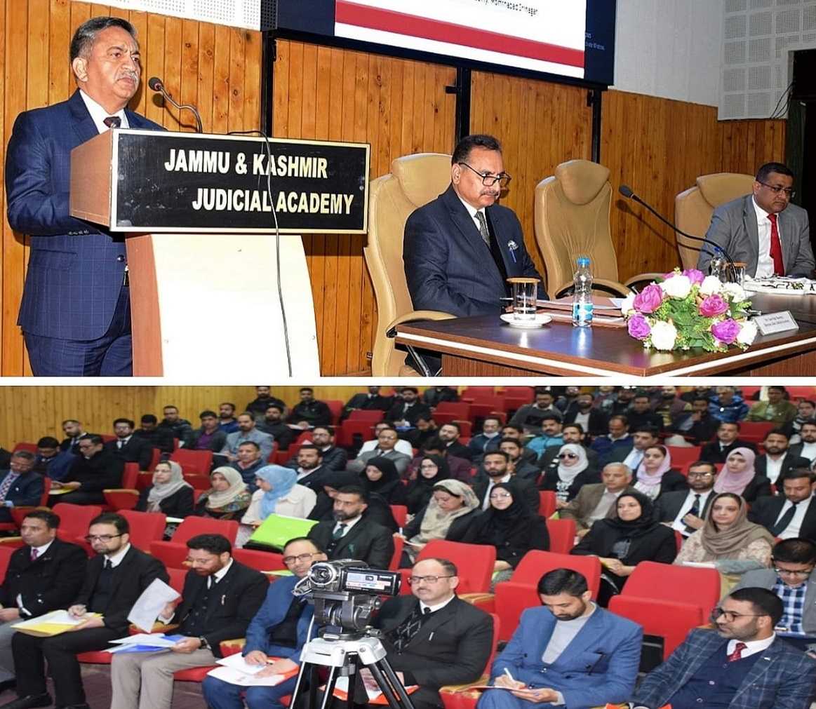 J&K Judicial Academy organizes 2-day training prog on “New Criminal Laws”