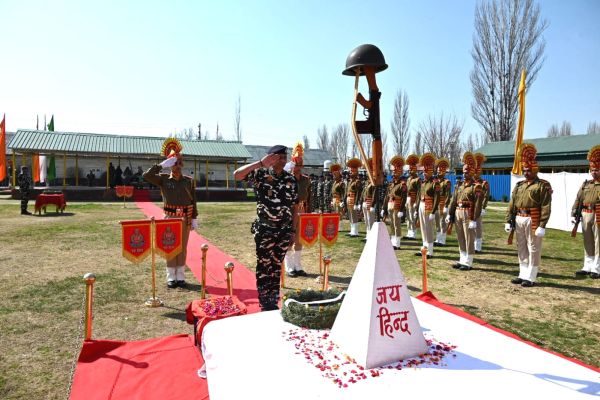 Srinagar’s 10 BN of SSB Pays Tribute to Reyaj Ahmad Gojar