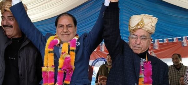 Apni Party holds public rally in Hardu Aboora, Tangmarg