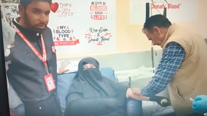 Kashmir’s ‘Blood Woman’ Bilqees Aara donates 35 pints of blood between 2012 and 2024