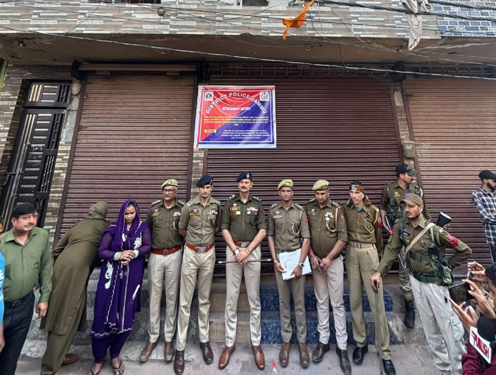 Drug peddlers’ properties attached in Jammu