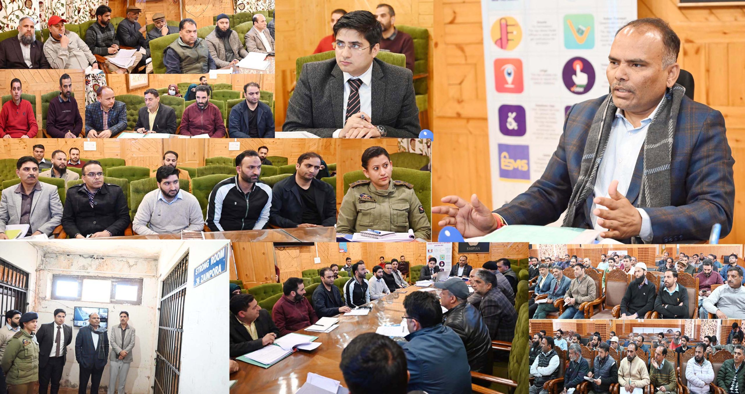 CEO reviews arrangements for Lok Sabha Elections in Kulgam & Shopian