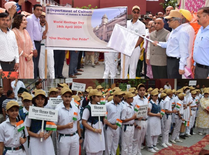 World Heritage Day: CS flags off heritage walk from SRS Library to Mubarak Mandi
