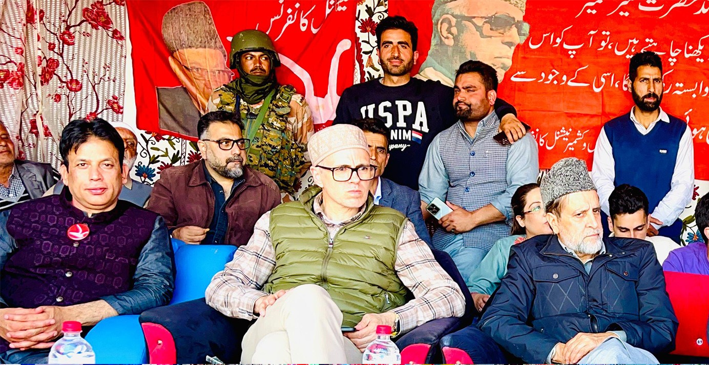 Omar Abdullah addresses series of election rallies in DK Pora, Yaripora