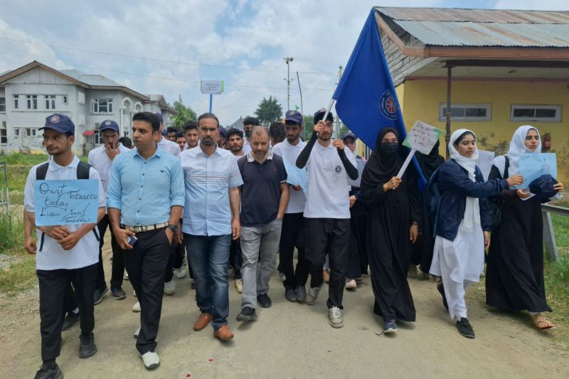 World No Tobacco Day: GDC Kulgam declared a smoke-free zone