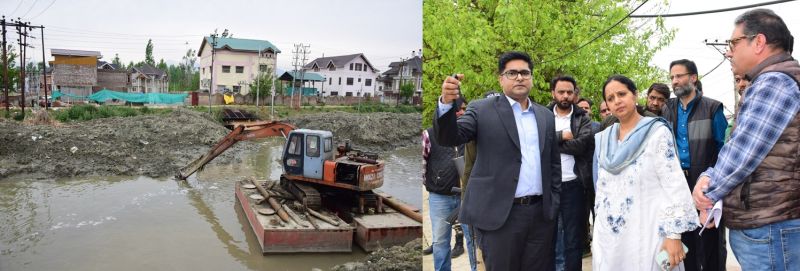 Mandeep Kaur visits uptown areas of Srinagar
