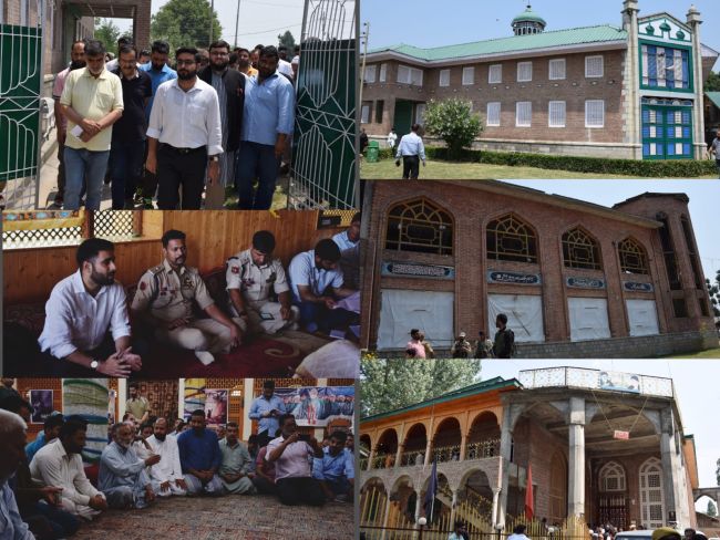 Muharram-ul-Harram: DC Budgam, SSP visit various Imam Baras, take stock of arrangements