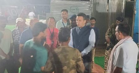 DC Sgr undertakes late-night visit to Yatra Transit Camp at Pantha Chowk