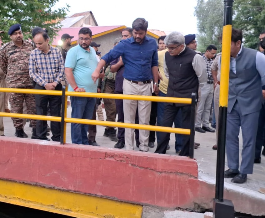 Dulloo visits Tulmulla to review arrangements for upcoming Mela Kheer Bhawani