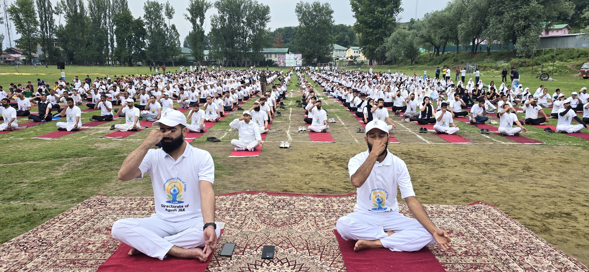Events organised across Kashmir to commemorate ‘International Day of Yoga’