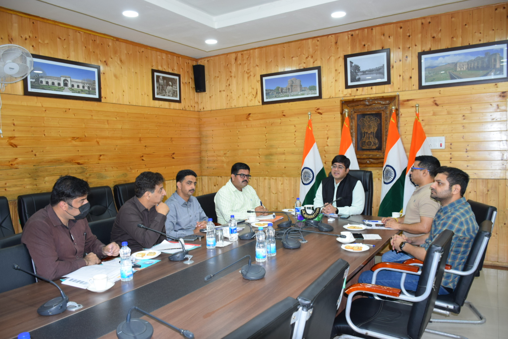 Director Info Jatin Kishore reviews arrangements for Amarnath Yatra, implementation of J&K Film Policy