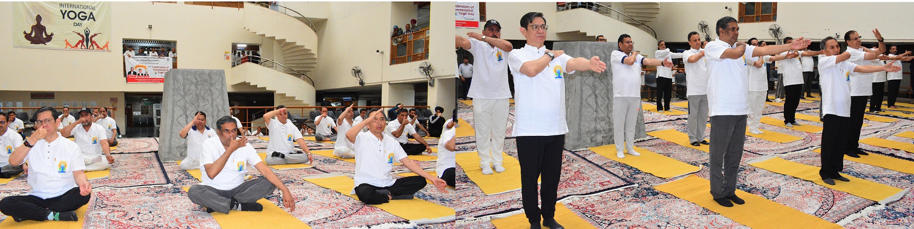 Justice Sanjiv Khanna inaugurates 10th International Yoga Day at HC Srinagar