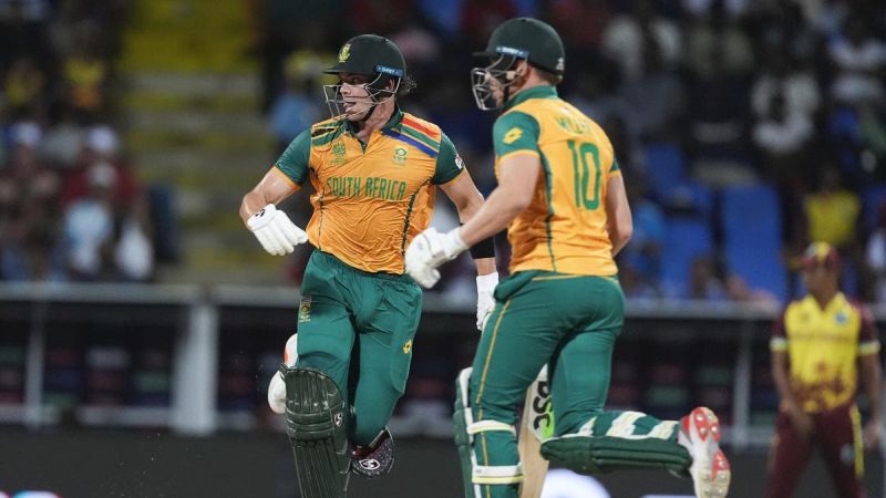 Cool South Africa edge out West Indies to enter semi-final of T20 World Cup