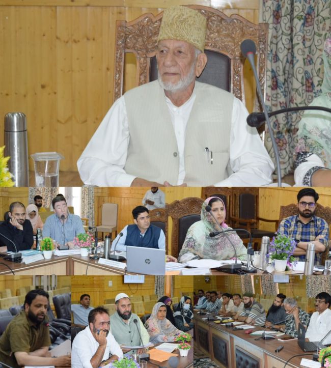 Chairperson DDC B’pora chairs council meeting; finalizes plans under ADF