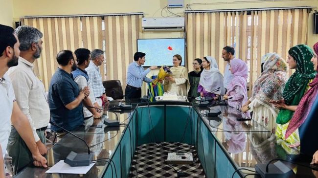 Seema Naz assumes charge as Nodal Principal of Colleges Kashmir Division