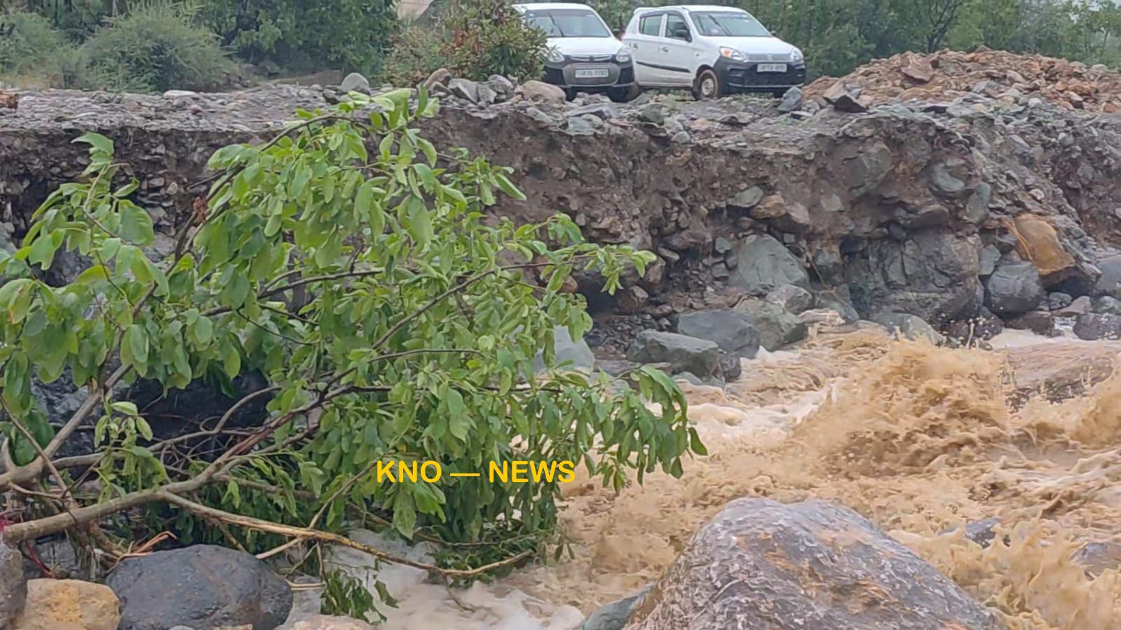 Footbridges, roads damaged as cloudbursts trigger flash floods in Bandipora villages