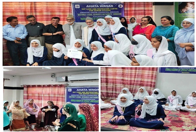 DLSA Srinagar organizes prog for Senior Citizens at Ahata Waqar