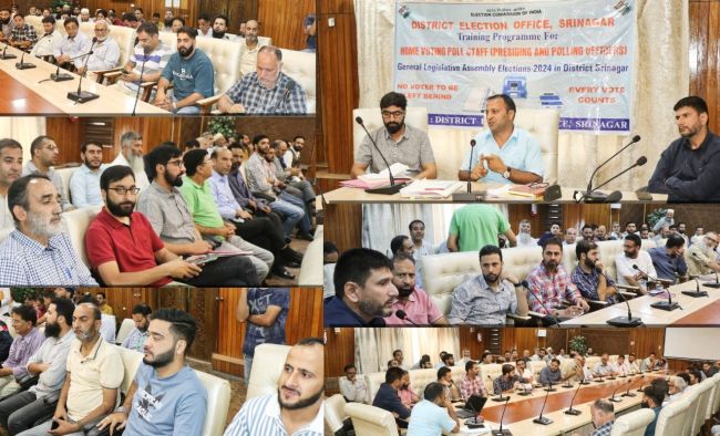 DEO Srinagar readies well-skilled teams for home-voting, PVCs