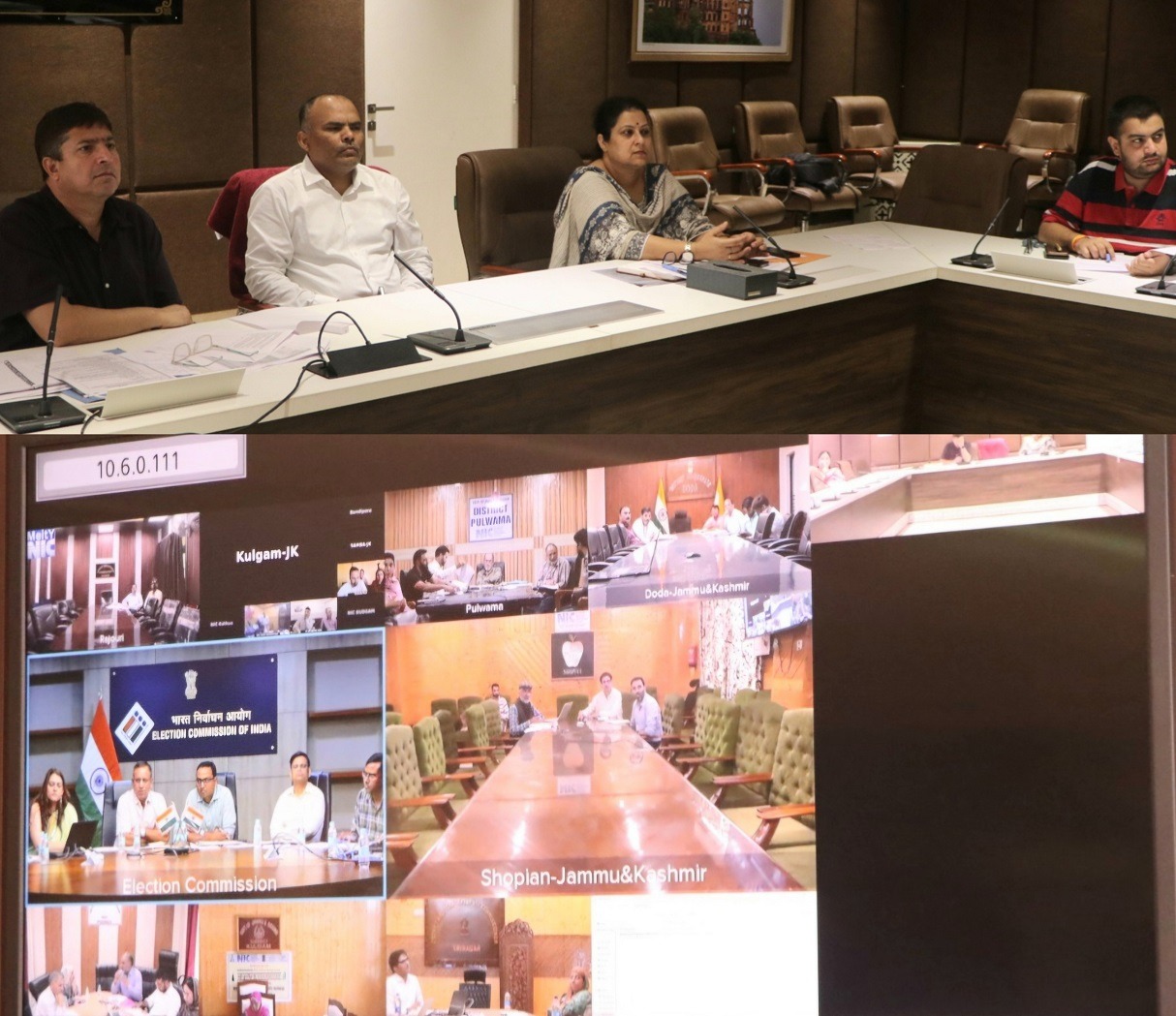 ECI conducts virtual conference to review SVEEP activities, AMFs for electorate in J&K