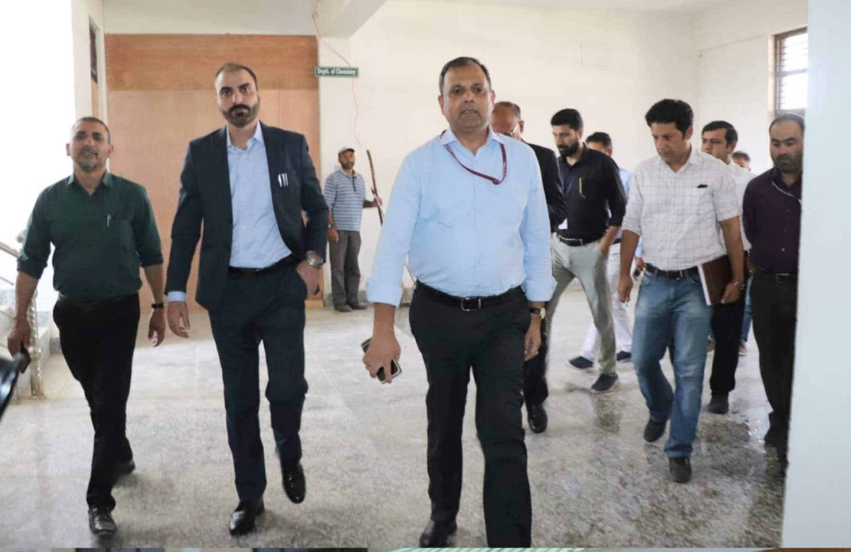 EOs visit strong rooms & counting halls at GDC for Women, Pulwama