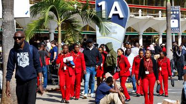 Flights grounded at Kenya’s main airport as workers protest against Adani deal