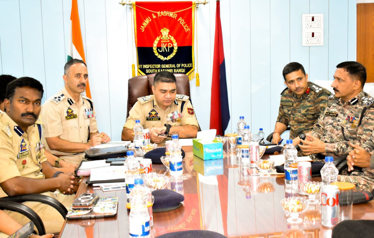 IGP Kashmir chairs security, election review meeting ahead of assembly polls