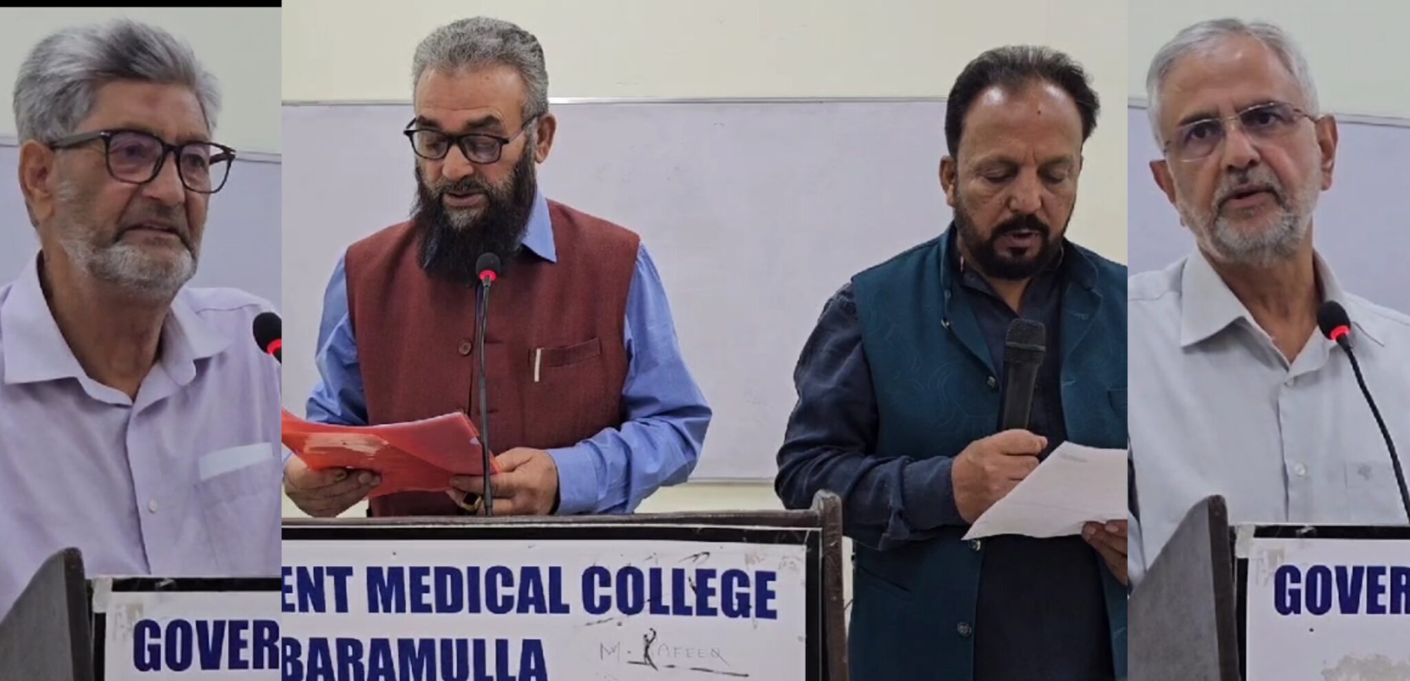 Gulzar Ahmad Zargar, Umar Rashid take oath as BWJA President and General Secretary
