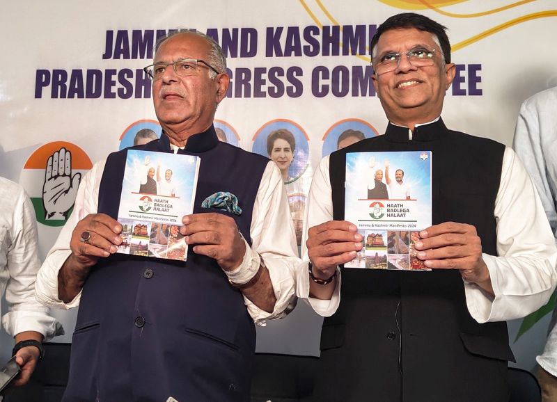 Unlike poll partner NC, Cong gives a miss to Article 370, 35 A