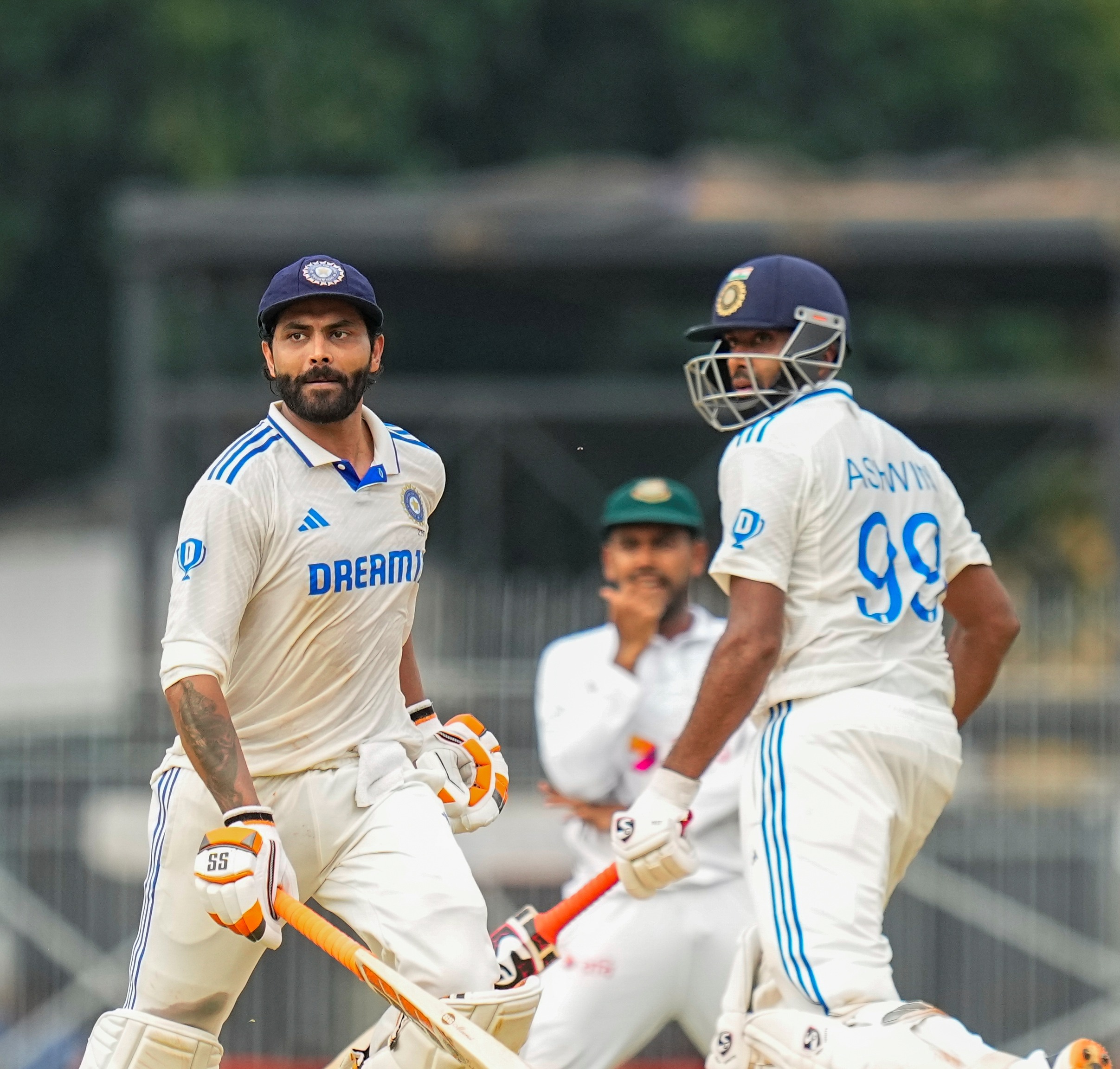 Ashwin-Jadeja tango saves India after Hasan Mahmud’s early strikes