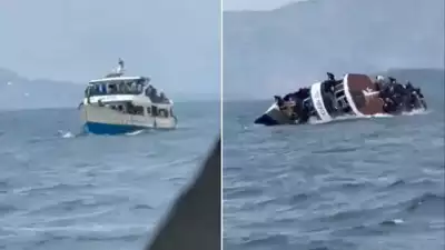 Boat capsizes in eastern Congo lake, killing at least 50 people, witnesses say