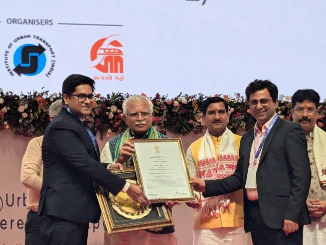 Srinagar receives ‘Award for Excellence in Urban Transport’ for ‘Best Non-Motorized Transport System’