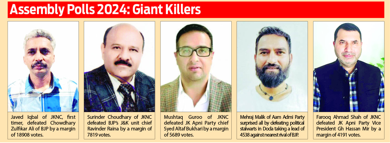 Assembly Polls 2024: Giant Killers