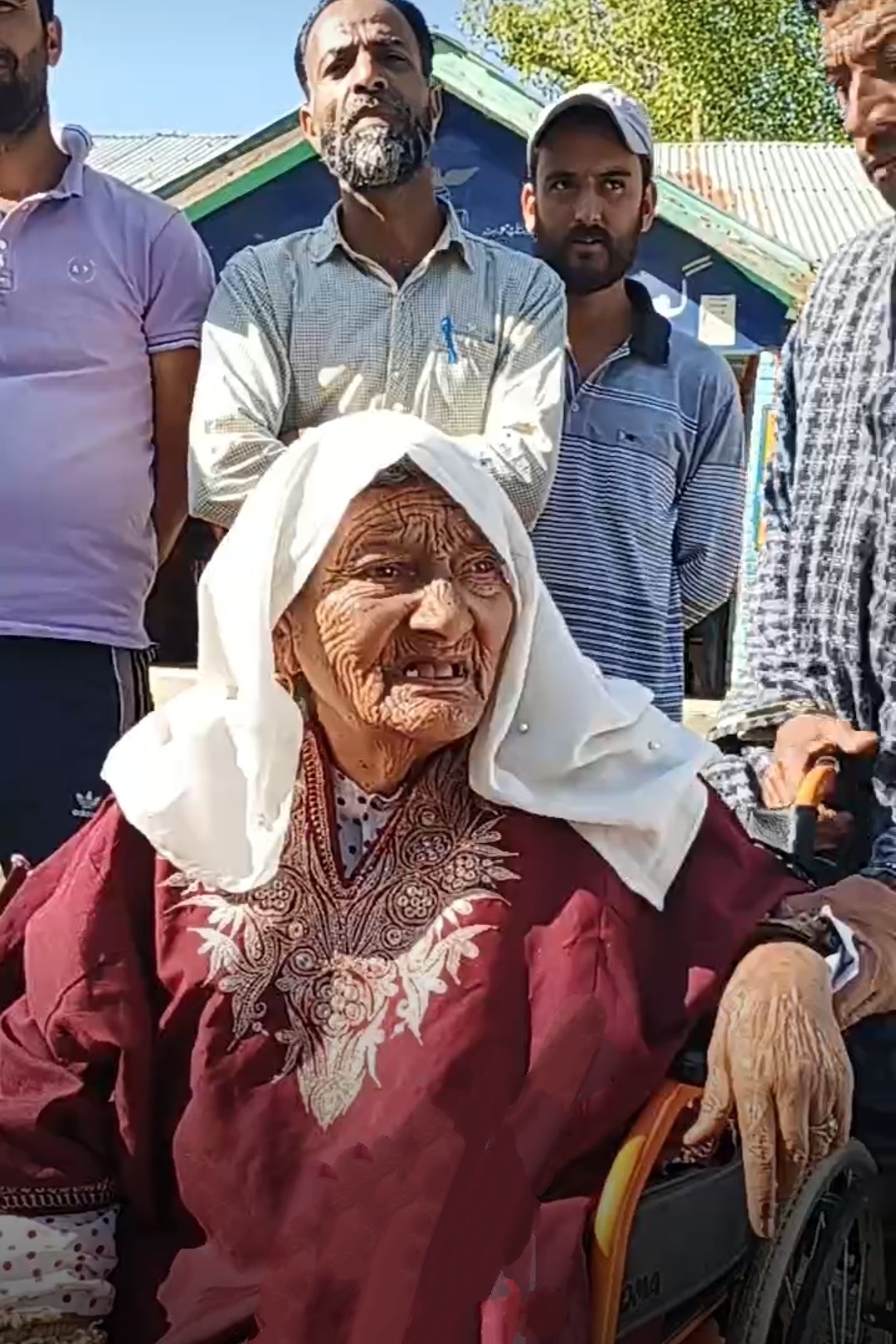 98-year-old Lasi Begum braves age and ailments to cast her vote
