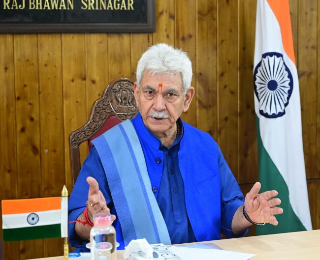 LG Sinha calls for security audit of infra projects, area domination in Kashmir Valley