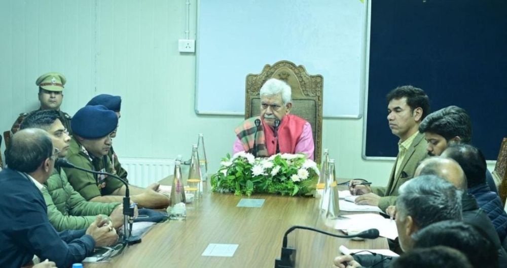 LG Manoj Sinha directs securing vital infrastructure projects across UT