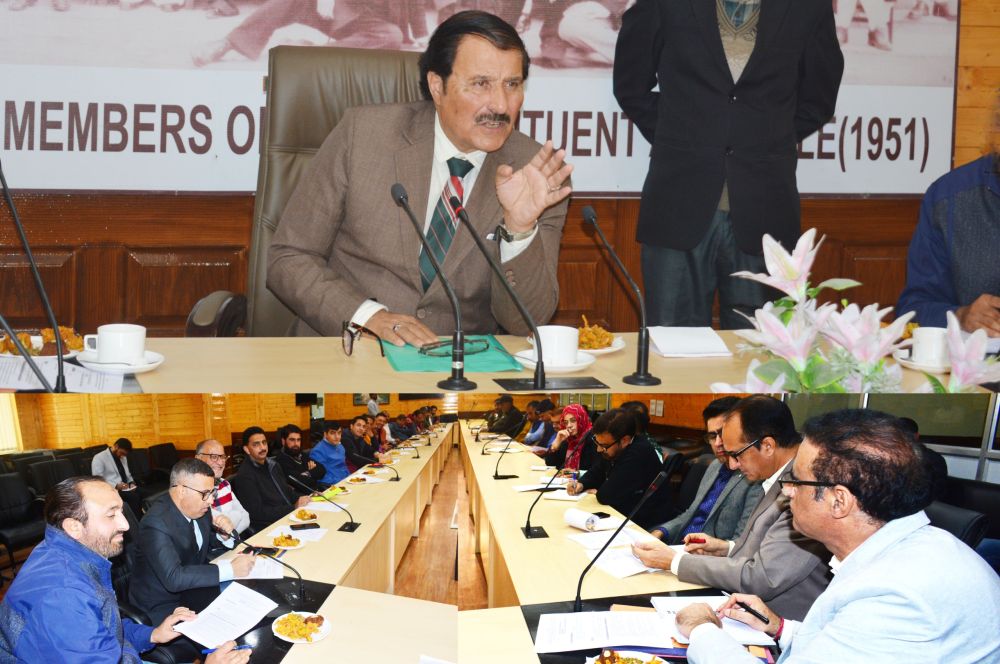 Pro-tem Speaker reviews arrangements for maiden J&K Assembly Session