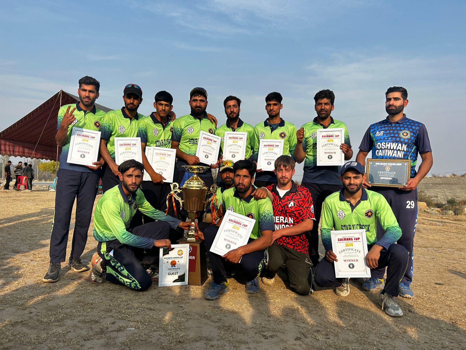 Star 11 Check triumphs over Panditpora by 18 runs in Gulmarg Super Cup Final