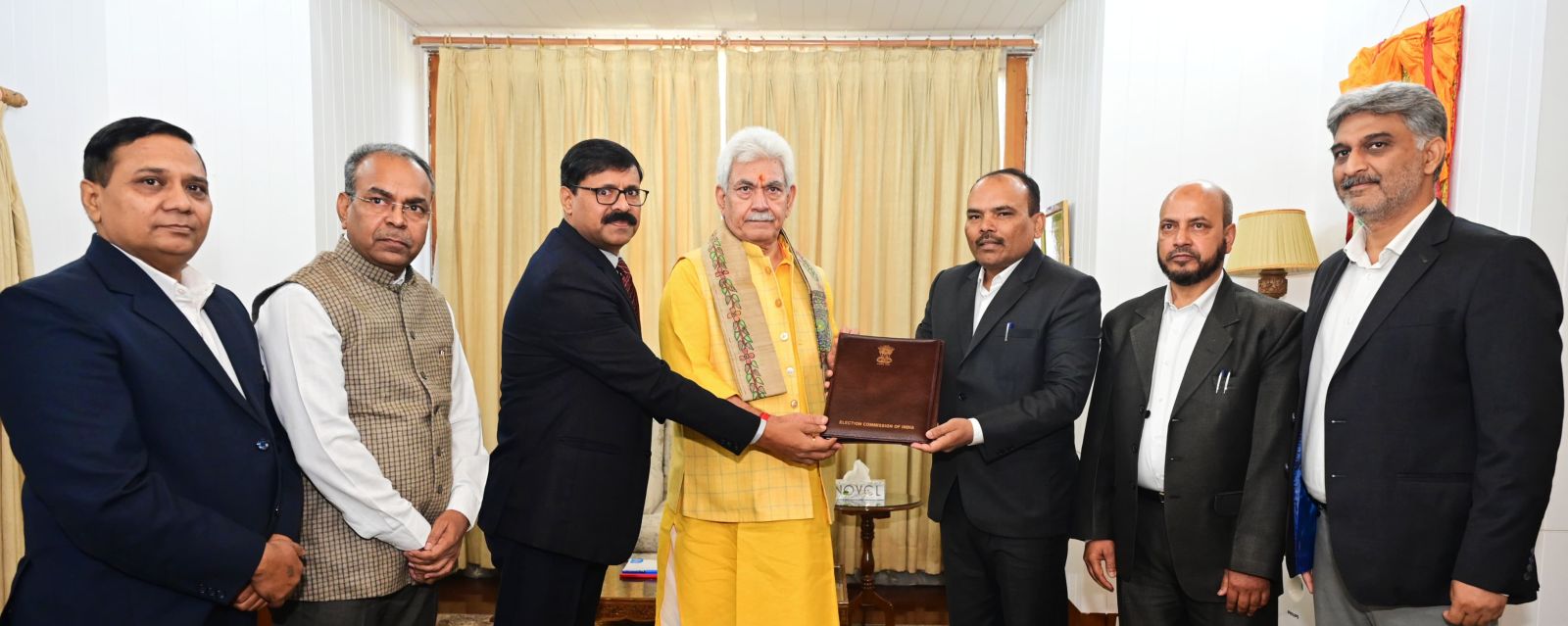 J&K Chief Electoral Officer submits election notification to LG