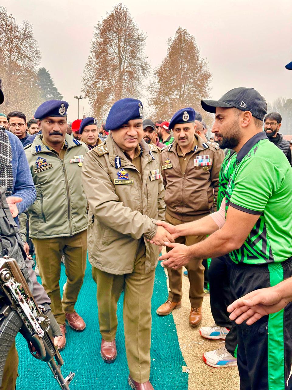 IGP Kmr inaugurates Police Martyrs T-20 Cricket Tournament at GDC Khanabal